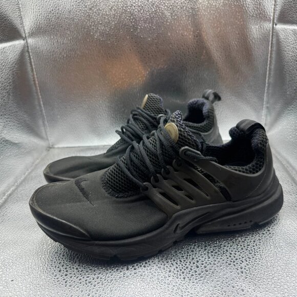 Size 6 Nike Air Presto Mens All Black Athletic Running Sneakers‎ 848132-009 - Picture 6 of 11